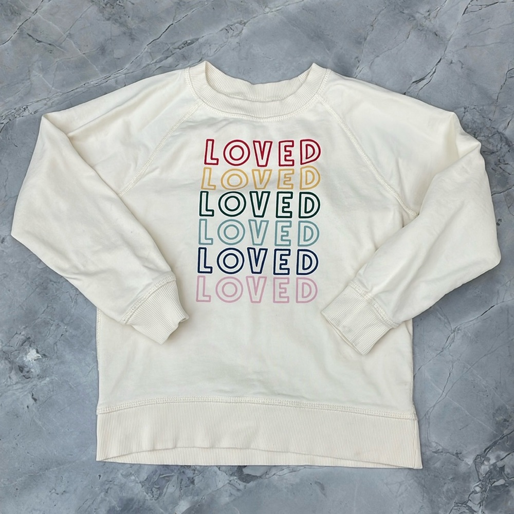Hanna Andersson LOVED sweatshirt